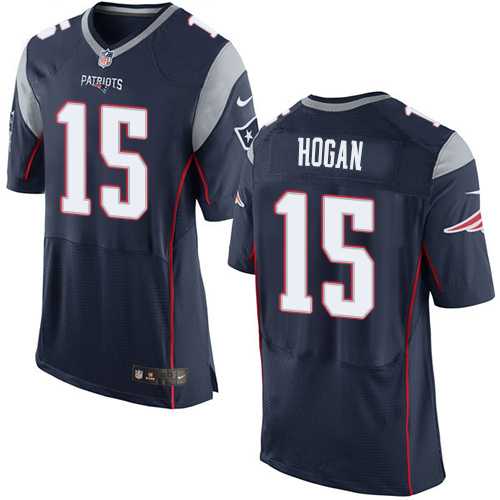 Nike New England Patriots #15 Chris Hogan Navy Blue Team Color Men's Stitched NFL Elite Jersey