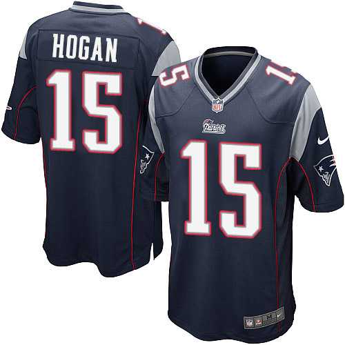 Nike New England Patriots #15 Chris Hogan Navy Blue Team Color Men's Stitched NFL Game Jersey