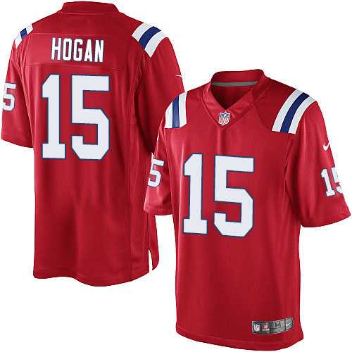 Nike New England Patriots #15 Chris Hogan Red Alternate Men's Stitched NFL Limited Jersey