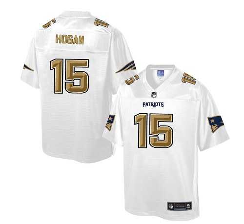 Nike New England Patriots #15 Chris Hogan White Pro Line Fashion Men's Stitched NFL Game Jersey
