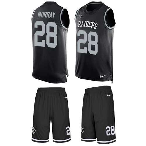 Nike Oakland Raiders #28 Latavius Murray Black Team Color Men's Stitched NFL Limited Tank Top Suit Jersey