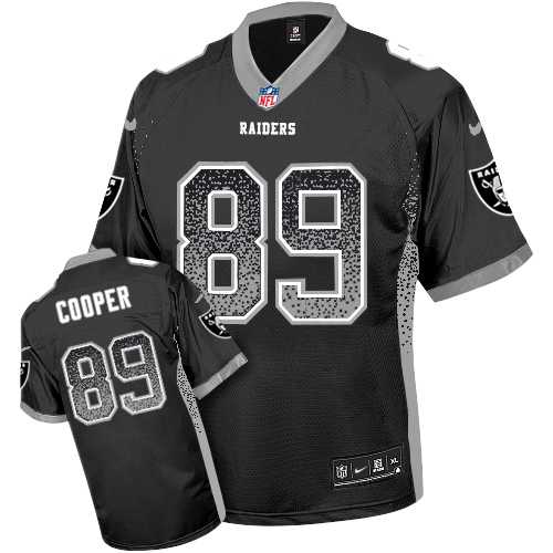 Nike Oakland Raiders #89 Amari Cooper Black Men's Stitched NFL Elite Drift Fashion Jersey