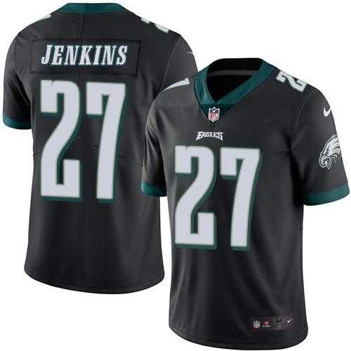 Nike Philadelphia Eagles #27 Malcolm Jenkins Black Men's Stitched NFL Limited Rush Jersey