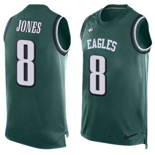 Nike Philadelphia Eagles #8 Donnie Jones Midnight Green Team Color Men's Stitched NFL Limited Tank Top Jersey