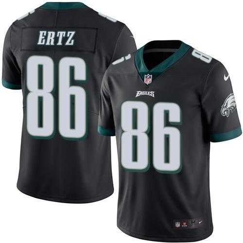 Nike Philadelphia Eagles #86 Zach Ertz Black Men's Stitched NFL Limited Rush Jersey