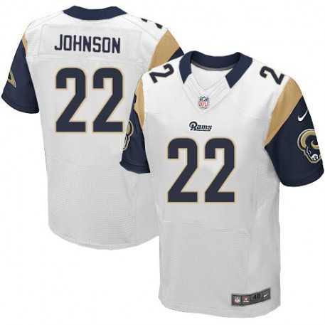 Nike Rams #22 Trumaine Johnson White Alternate Men's Stitched NFL Elite Jersey