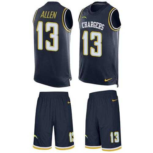 Nike San Diego Chargers #13 Keenan Allen Navy Blue Team Color Men's Stitched NFL Limited Tank Top Suit Jersey