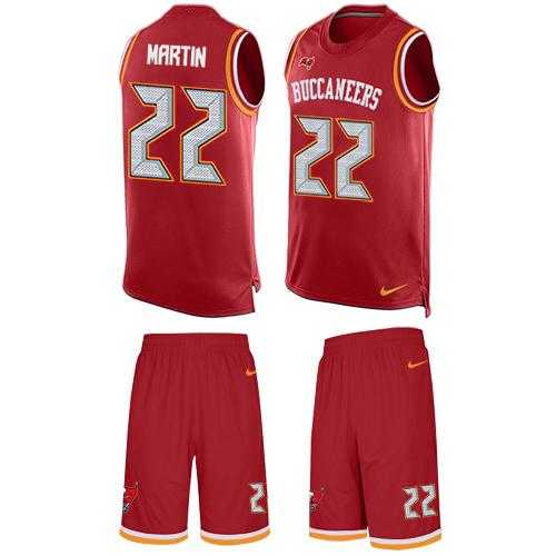 Nike Tampa Bay Buccaneers #22 Doug Martin Red Team Color Men's Stitched NFL Limited Tank Top Suit Jersey