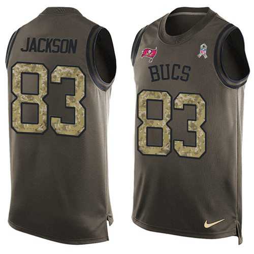 Nike Tampa Bay Buccaneers #83 Vincent Jackson Green Men's Stitched NFL Limited Salute To Service Tank Top Jersey