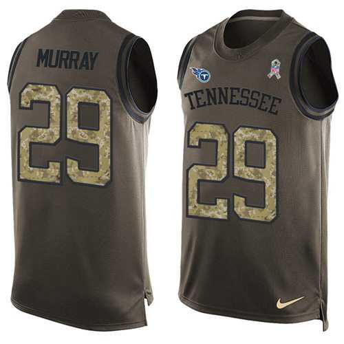 Nike Tennessee Titans #29 DeMarco Murray Green Men's Stitched NFL Limited Salute To Service Tank Top Jersey