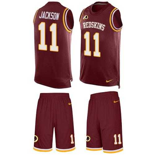 Nike Washington Redskins #11 DeSean Jackson Burgundy Red Team Color Men's Stitched NFL Limited Tank Top Suit Jersey
