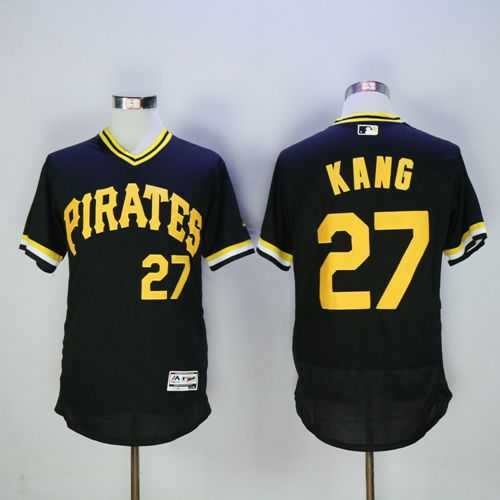 Pittsburgh Pirates #27 Jung-ho Kang Black Flexbase Authentic Collection Cooperstown Stitched Baseball Jersey