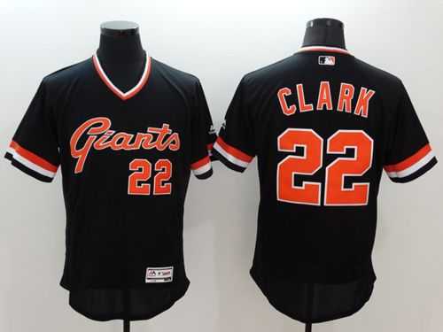 San Francisco Giants #22 Will Clark Black Flexbase Authentic Collection Cooperstown Stitched Baseball Jersey