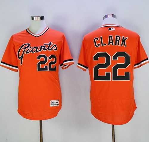 San Francisco Giants #22 Will Clark Orange Flexbase Authentic Collection Cooperstown Stitched Baseball jerseys