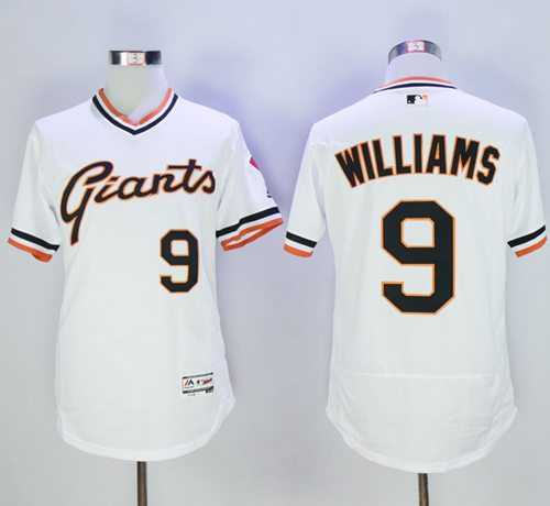 San Francisco Giants #9 Matt Williams White Flexbase Authentic Collection Cooperstown Stitched Baseball Jersey