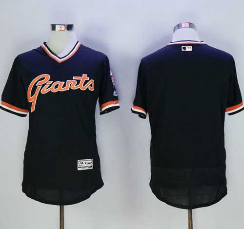 San Francisco Giants Blank Black Flexbase Authentic Collection Cooperstown Stitched Baseball jerseys