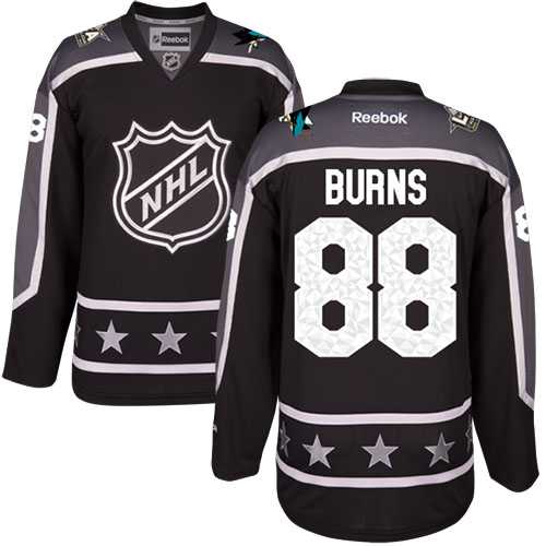 San Jose Sharks #88 Brent Burns Black 2017 All-Star Pacific Division Stitched NHL Jersey