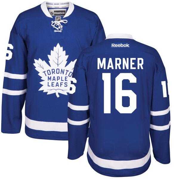 Toronto Maple Leafs #16 Mitchell Marner Blue Alternate Stitched NHL Jersey
