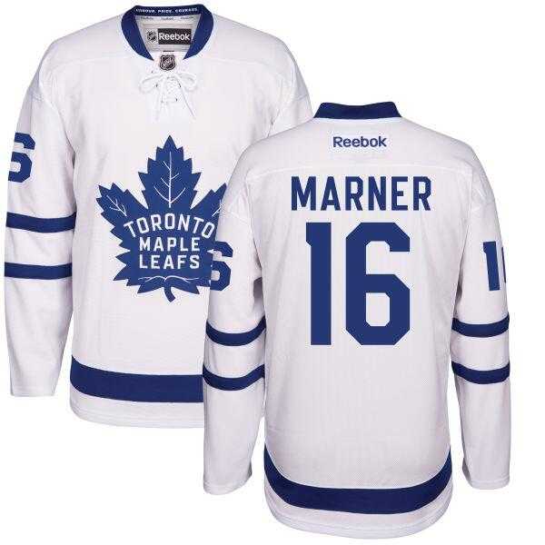 Toronto Maple Leafs #16 Mitchell Marner White Road Stitched NHL Jersey