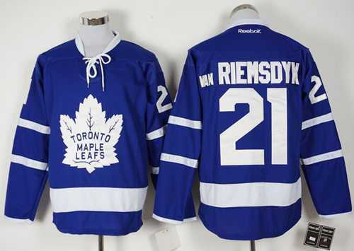 Toronto Maple Leafs #21 James Van Riemsdyk Blue New Stitched NHL Jersey