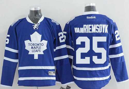 Toronto Maple Leafs #25 James Van Riemsdyk Blue Stitched NHL Jersey