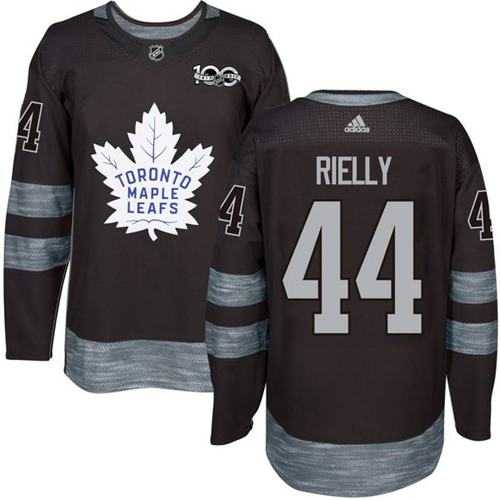 Toronto Maple Leafs #44 Morgan Rielly Black 1917-2017 100th Anniversary Stitched NHL Jersey