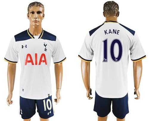 Tottenham Hotspur #10 Kane White Home Soccer Club Jersey