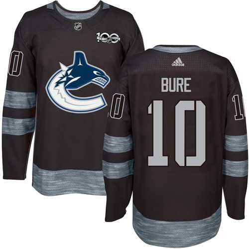 Vancouver Canucks #10 Pavel Bure Black 1917-2017 100th Anniversary Stitched NHL Jersey