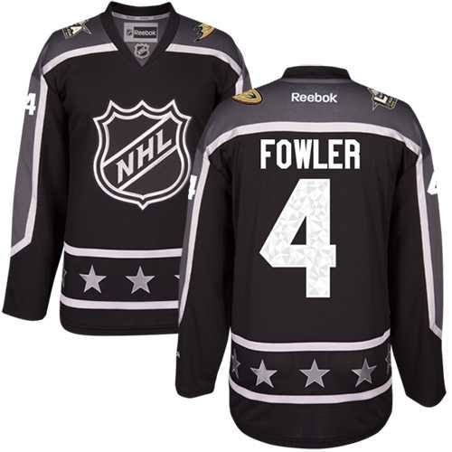 Women's Anaheim Ducks #4 Cam Fowler Black 2017 All-Star Pacific Division Stitched NHL Jersey
