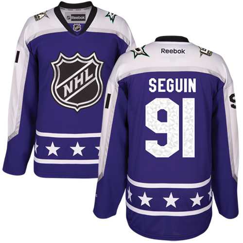 Women's Dallas Stars #91 Tyler Seguin Purple 2017 All-Star Central Division Stitched NHL Jersey