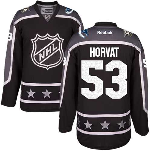 Women's Vancouver Canucks #53 Bo Horvat Black 2017 All-Star Pacific Division Stitched NHL Jersey