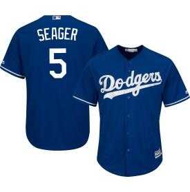 Youth Los Angeles Dodgers #5 Corey Seager Blue Alternate Stitched Baseball Jersey