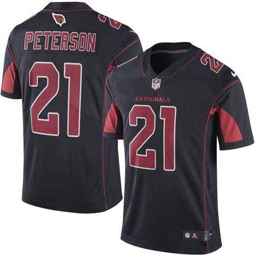 Youth Nike Arizona Cardinals #21 Patrick Peterson Black Stitched NFL Limited Rush Jersey