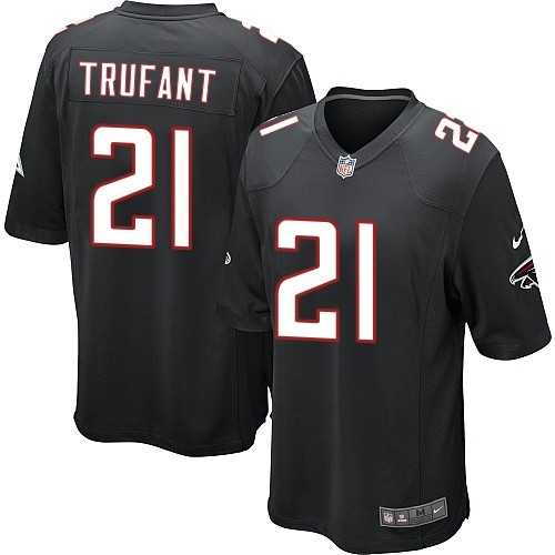 Youth Nike Atlanta Falcons #21 Desmond Trufant Black Alternate Stitched NFL Elite Jersey