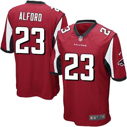 Youth Nike Atlanta Falcons #23 Robert Alford Red Team Color Stitched NFL Elite Jersey