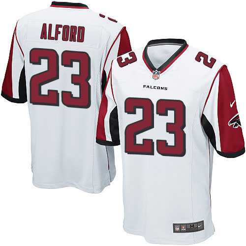 Youth Nike Atlanta Falcons #23 Robert Alford White Stitched NFL Elite Jersey