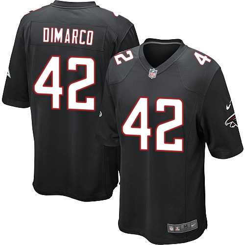 Youth Nike Atlanta Falcons #42 Patrick DiMarco Black Alternate Stitched NFL Elite Jersey