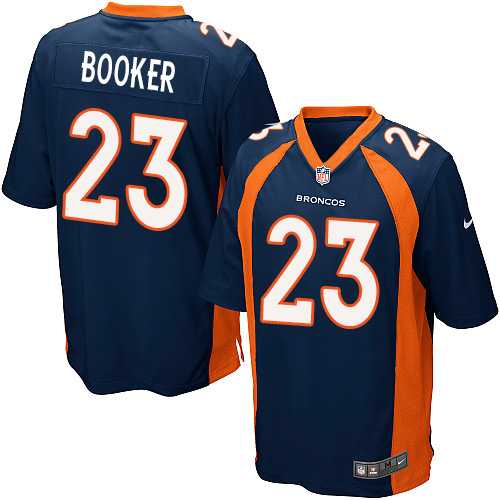 Youth Nike Denver Broncos #23 Devontae Booker Blue Alternate Stitched NFL New Elite Jersey