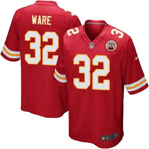 Youth Nike Kansas City Chiefs #32 Spencer Ware Red Team Color Stitched NFL Elite Jersey
