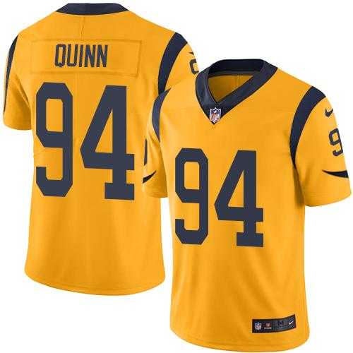 Youth Nike Los Angeles Rams #94 Robert Quinn Gold Stitched NFL Limited Rush Jersey