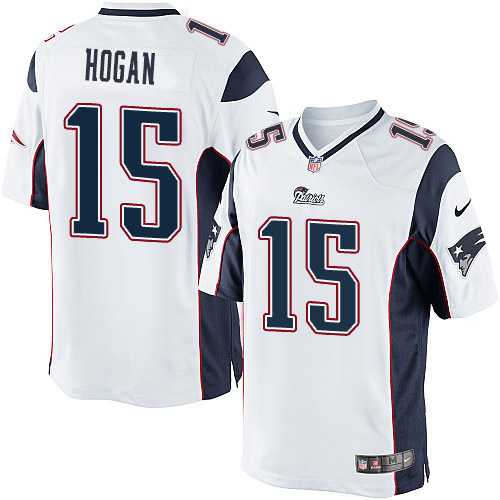 Youth Nike New England Patriots #15 Chris Hogan White Stitched NFL New Elite Jersey