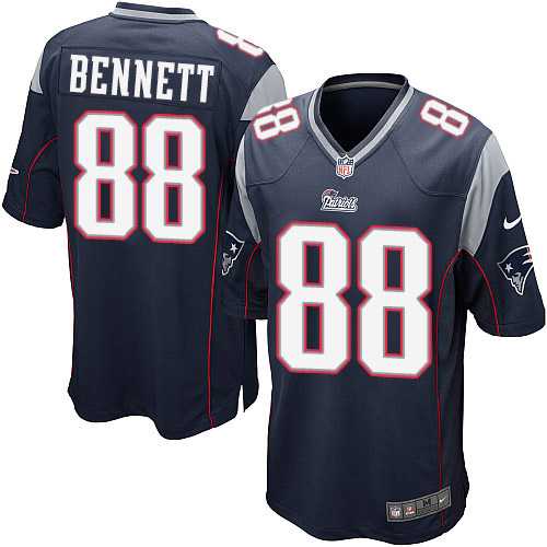 Youth Nike New England Patriots #88 Martellus Bennett Navy Blue Team Color Stitched NFL New Elite Jersey