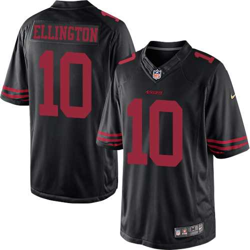 Youth Nike San Francisco 49ers #10 Bruce Ellington Elite Black NFL Jersey