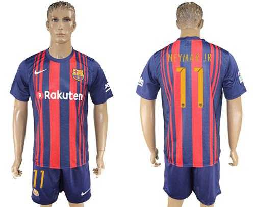 Barcelona #11 Neymar Jr Home Soccer Club Jersey