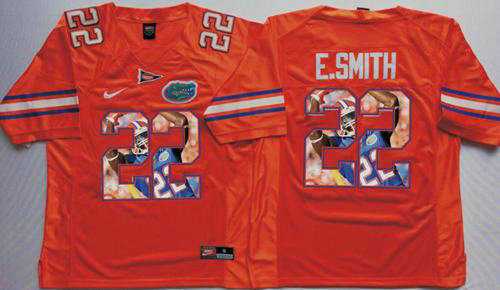 Florida Gators #22 Emmitt Smith Orange Player Fashion Stitched NCAA Jersey