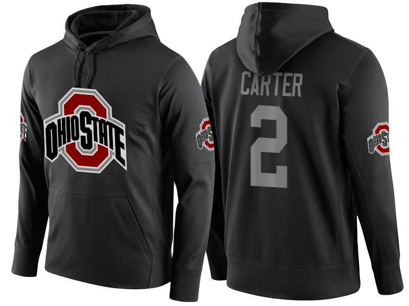 NCAA Ohio State Buckeyes #2 Cris Carter Black Playoff Bound Vital College Football Pullover Hoodie