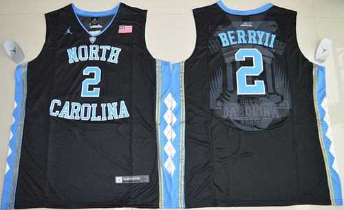 North Carolina #2 Joel Berry II Black Basketball Stitched NCAA Jersey
