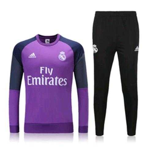 Real Madrid Purple Soccer Suit