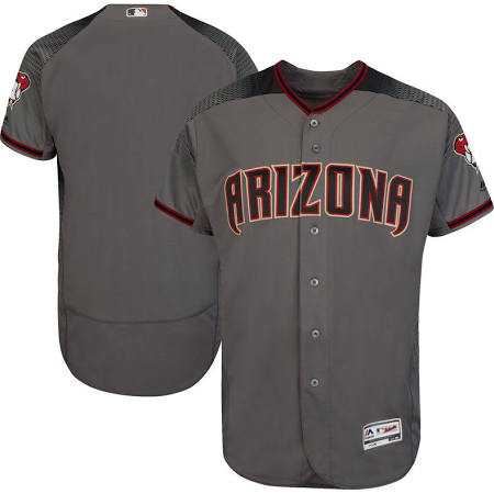 Arizona Diamondbacks Majestic Gray 2017 Flex Base Authentic Jersey Arizona Diamondbacks Majestic Gray 2017 Flex Base Authentic Jersey
