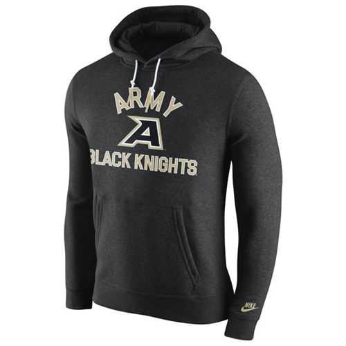 Army Black Knights Nike Club Rewind Hoodie Black